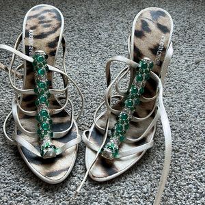 Roberto Cavalli strappy sandals size 37